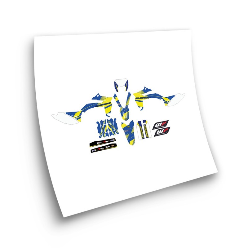 Sherco SE R Y SE F 6 Motorbike Stickers 2013-16 Blue - Star Sam