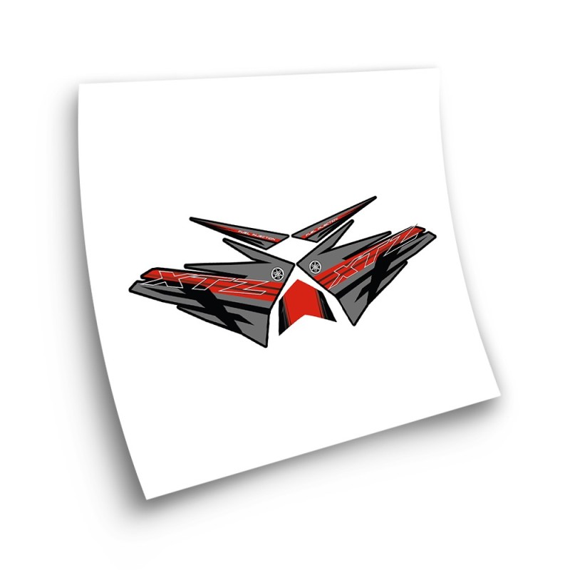 Yamaha XTZ 250 Motorbike Stickers Year 2014 Red Colour - Star Sam