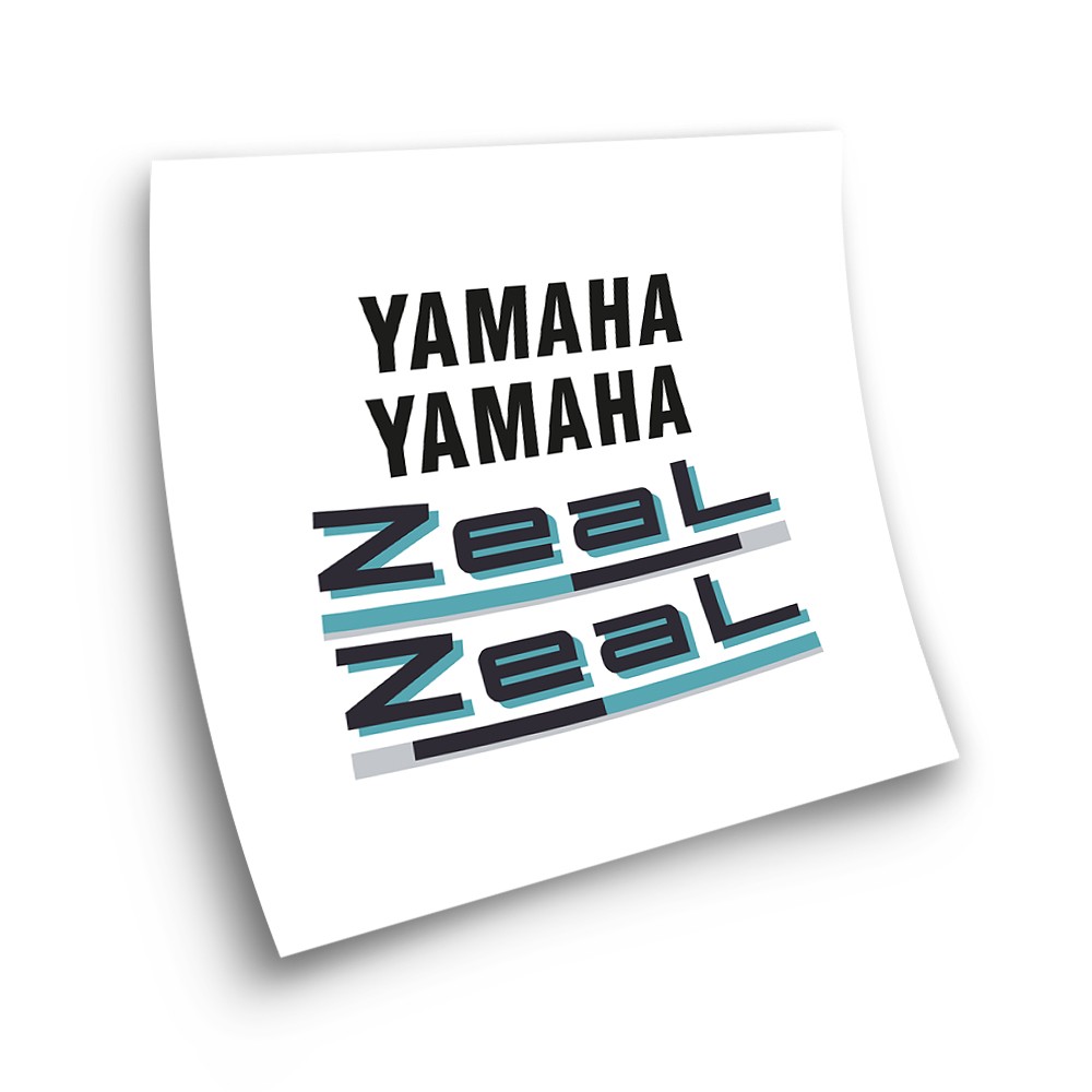 Yamaha Green FZX 250 Zeal Kit Motorbike Stickers - Star Sam