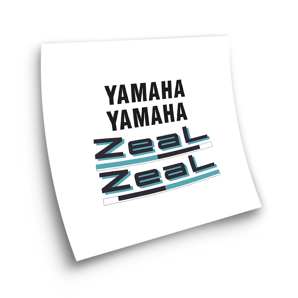 Yamaha Red FZX 250 Zeal Kit Motorbike Stickers - Star Sam