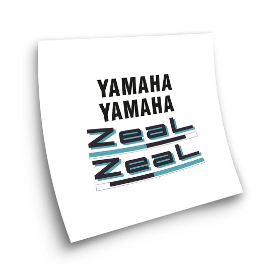 Stickers Yamaha FZX 250 Zeal Rood - Star Sam