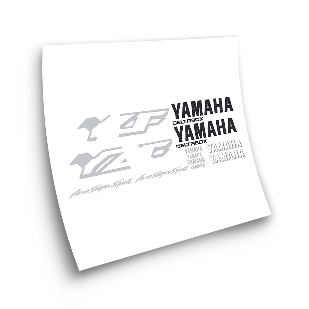Yamaha YZF 600 R Motorbike Stickers Black-Orange - Star Sam