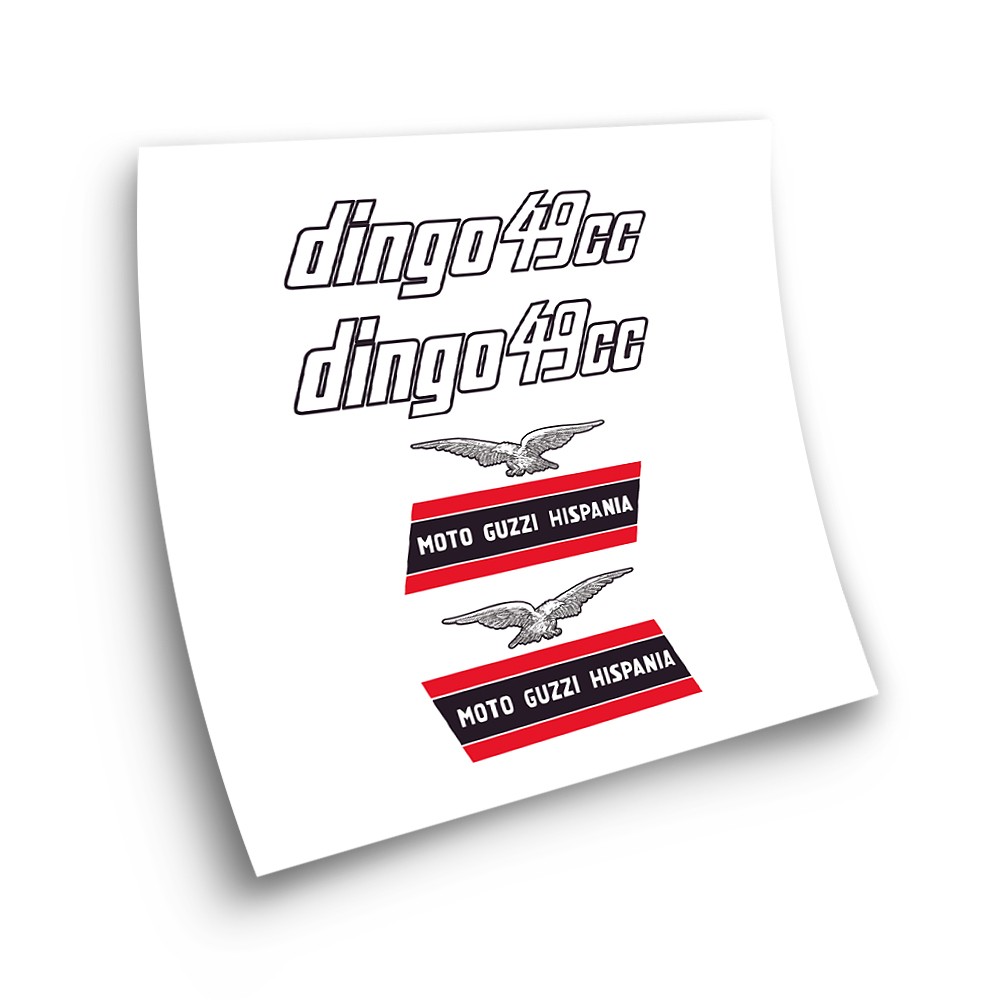 Stickers Voor Moto Guzzi Hispania Dingo 49cc - Ster Sam