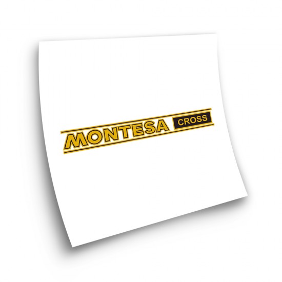 Motorfiets Stickers Montesa Cappra Voorvork Sticker - Ster Sam