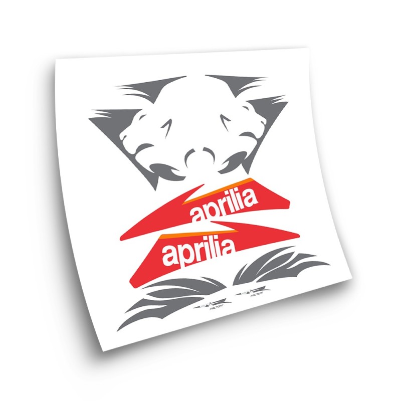 Aprilia SR 50 Factory 2006 Silver Motorbike Stickers  - Star Sam