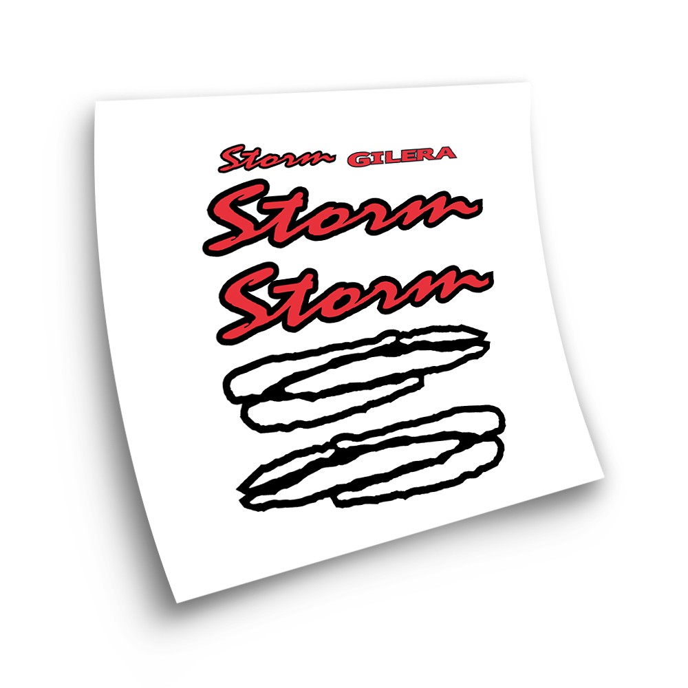 Gilera Storm Model Motorbike Stickers Scooter  - Star Sam