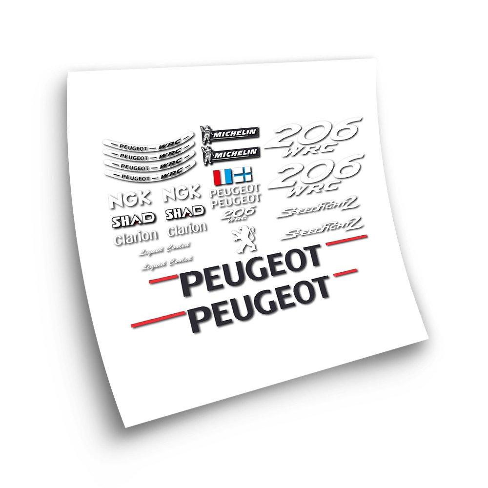 Peugeot Speedfight 206 Kit Motorrad Aufkleber  - Star Sam