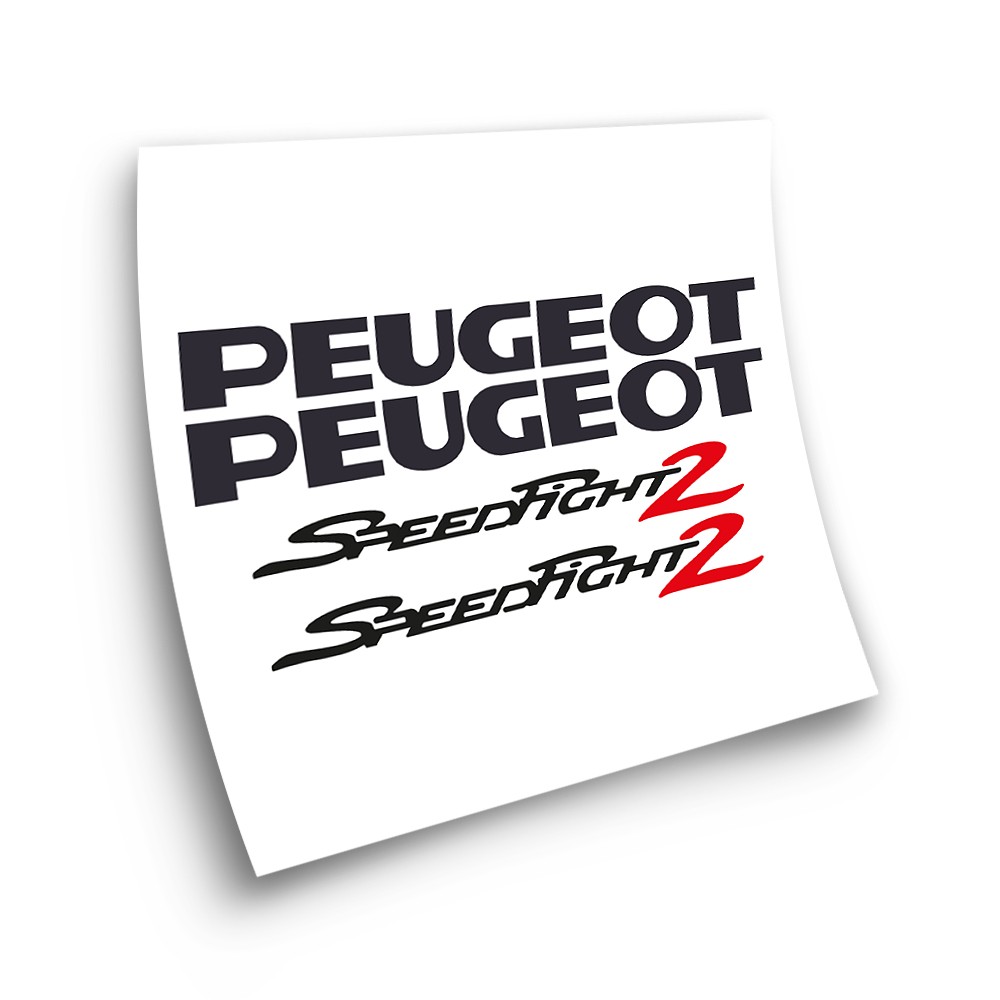 Pegatinas Para Moto Scooter Speedfight 2 Plata Peugeot - Star Sam