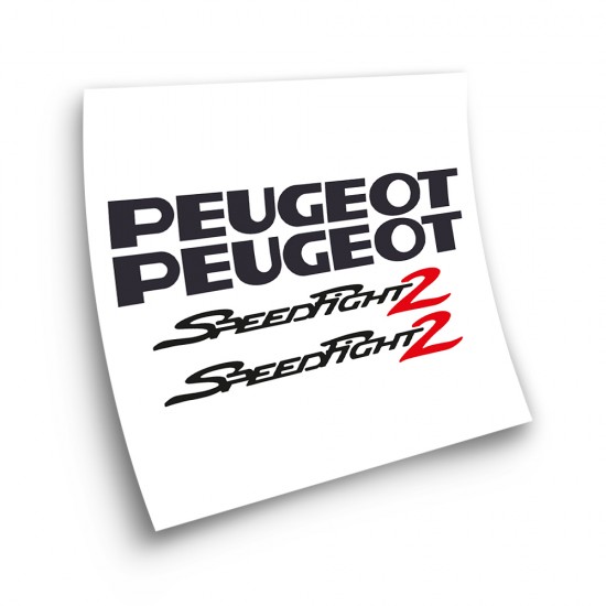 Stickers Voor Scooter Scooter Speedfight 2 Zilver Peugeot - Star Sam