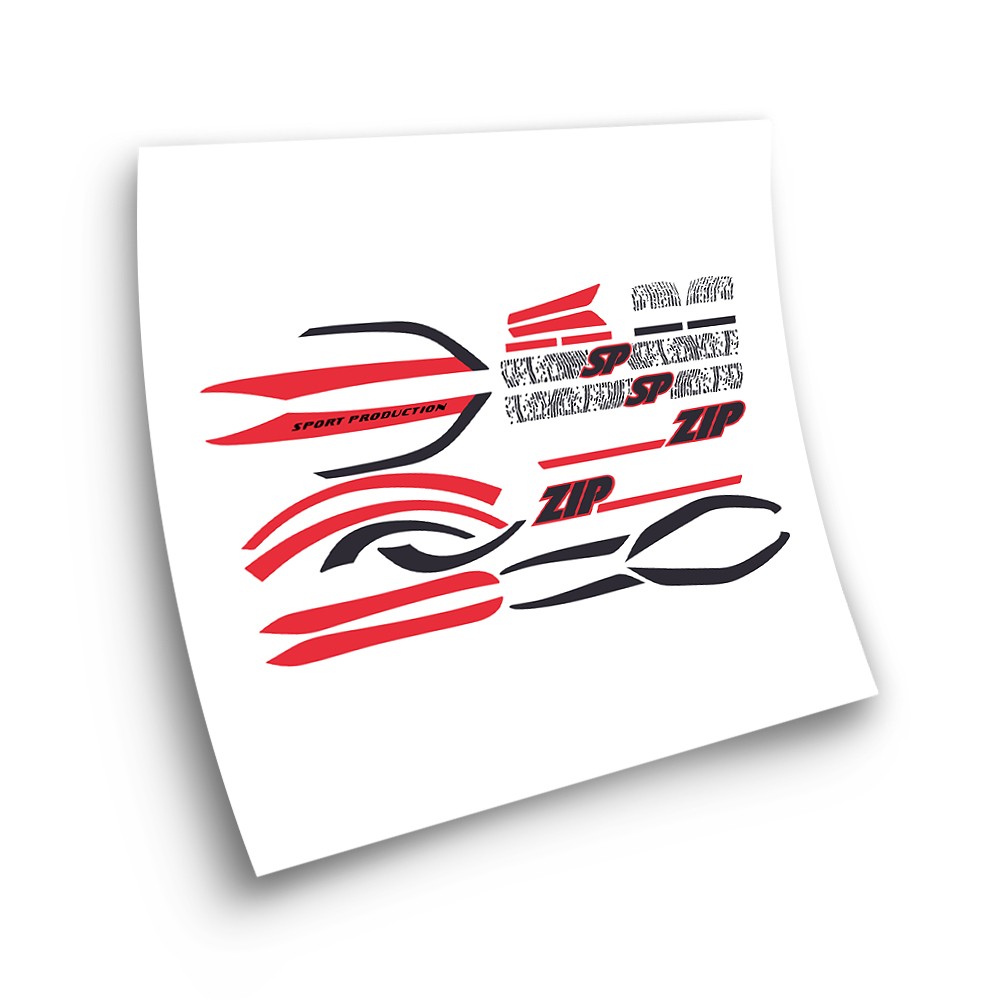 Piaggio ZIP SP Motorbike Stickers - Star Sam