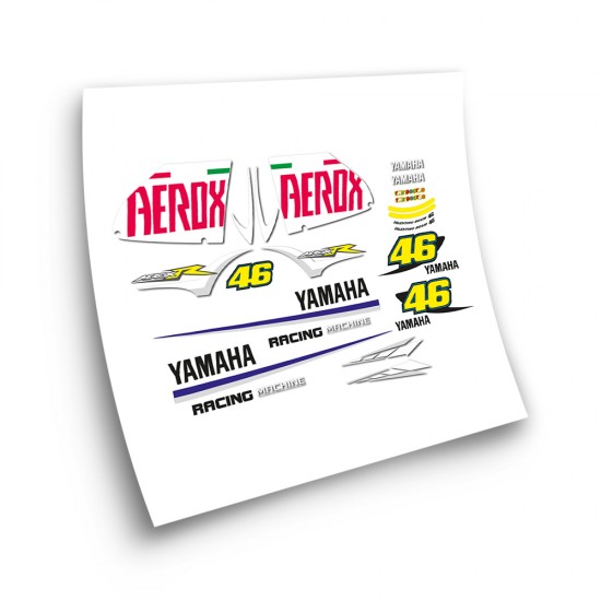 Stickers Yamaha Aerox Rossi Fiat Jaar 2007 - Ster Sam