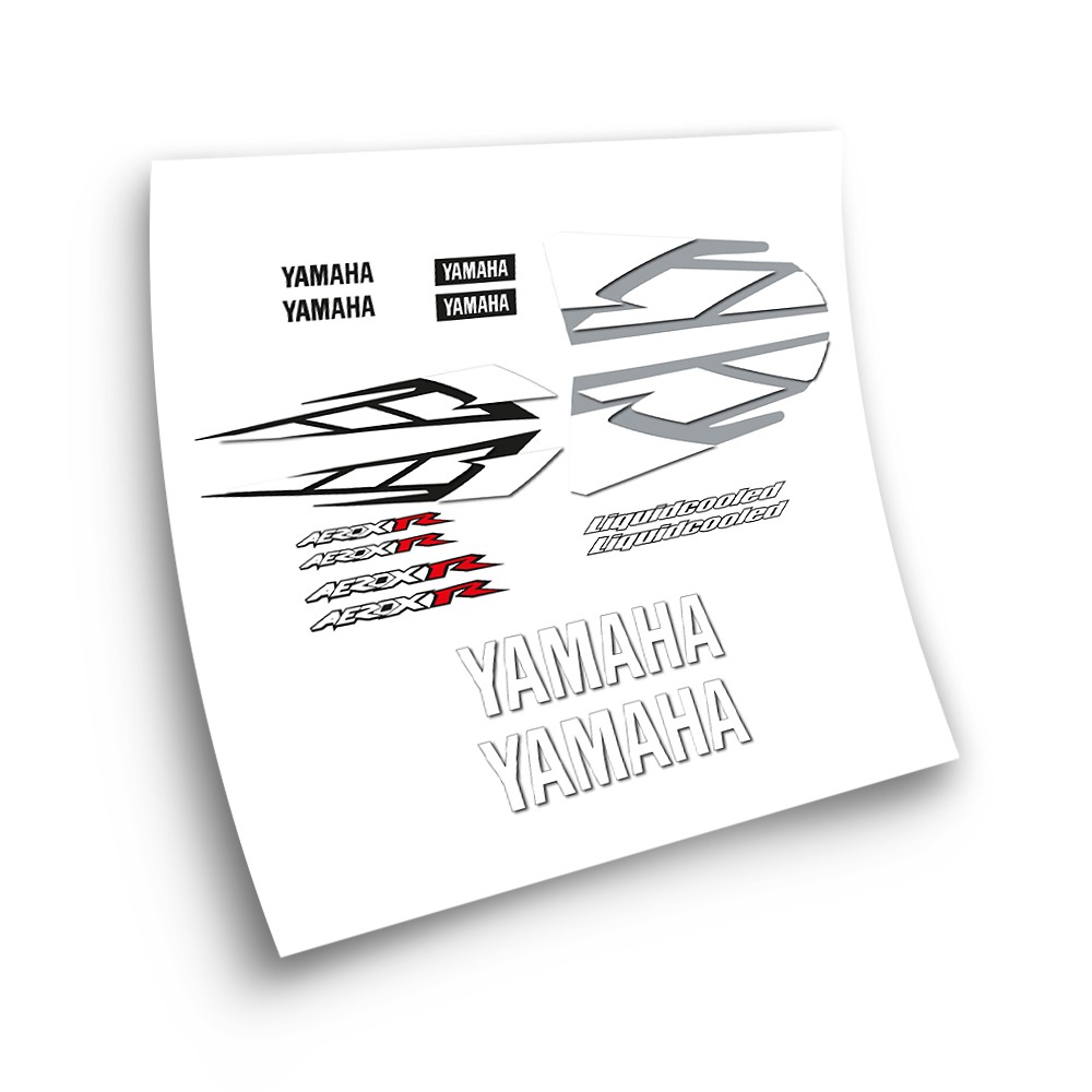 Yamaha Aerox R Motorbike Stickers 2004 White Colour - Star Sam
