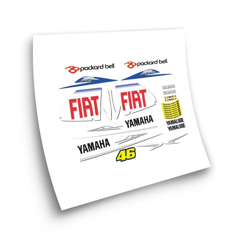 Yamaha Aerox Rossi Fiat Motorbike Stickers Year 2010 - Star Sam