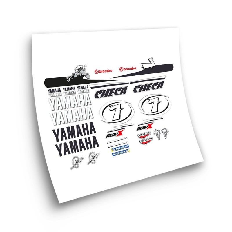 Yamaha Scooter Aerox checa 7 Motorbike Stickers 2008 - Star Sam