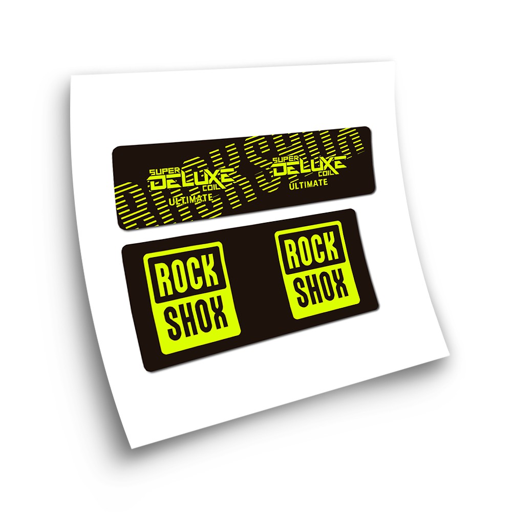Rock Shox Super Deluxe Coil Ultimate Aufkleber 2020 - Star Sam