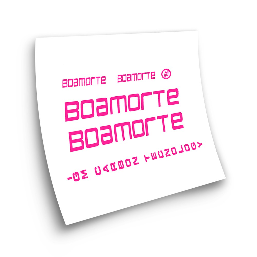 Fietsframe Stickers Boamorte IGM Carbon - Star Sam