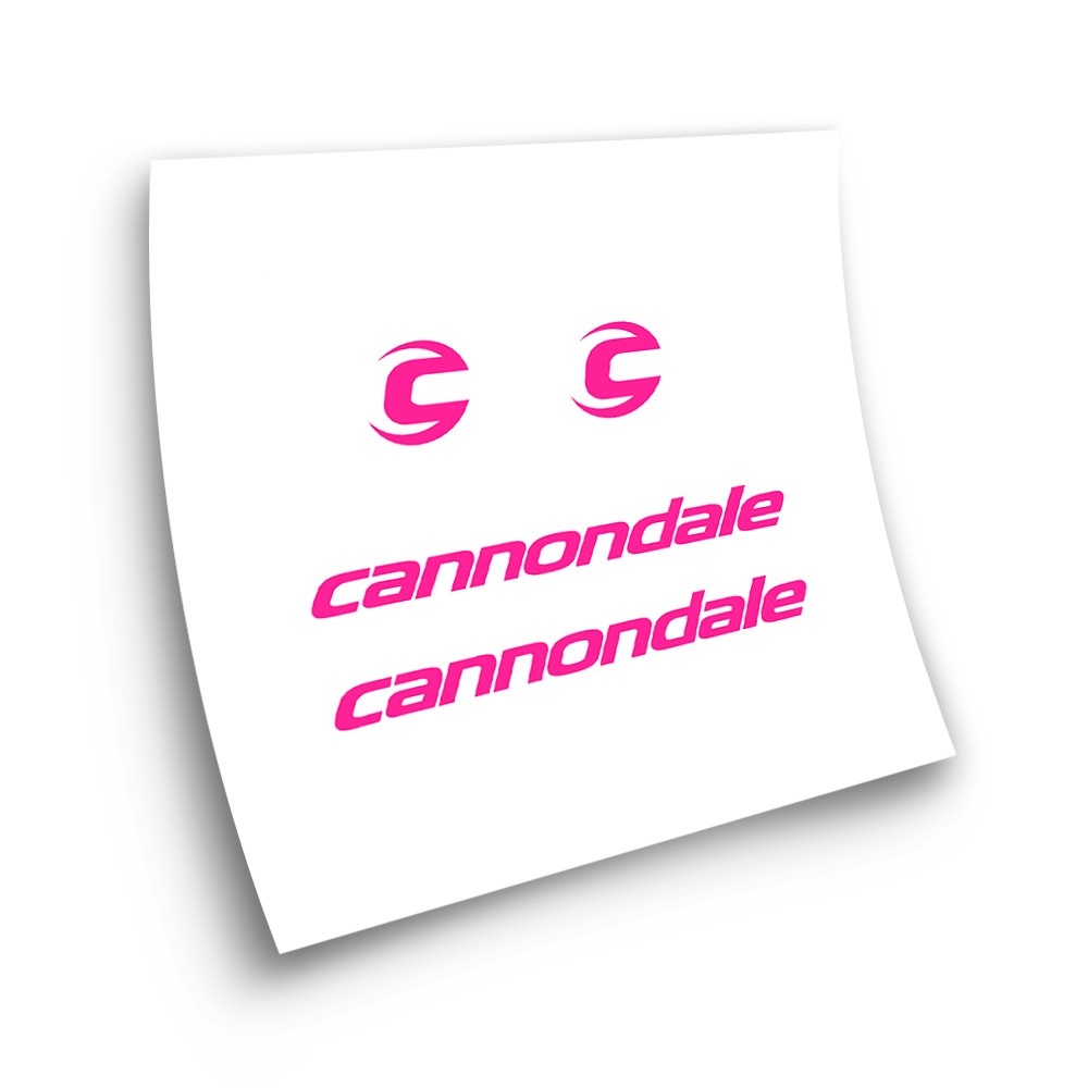 Framestickers Fietsframe Stickers Cannondale Model 3 - Star Sam