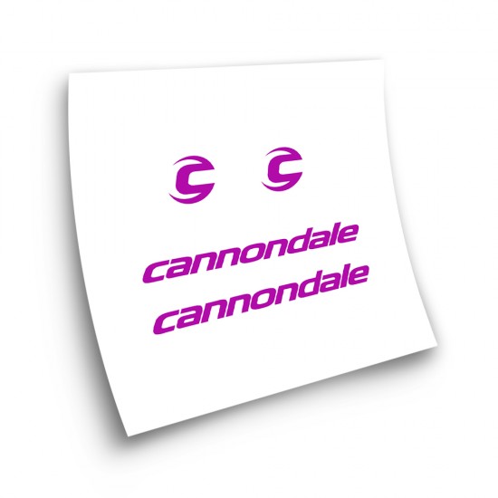 Framestickers Fietsframe Stickers Cannondale Model 3 - Star Sam