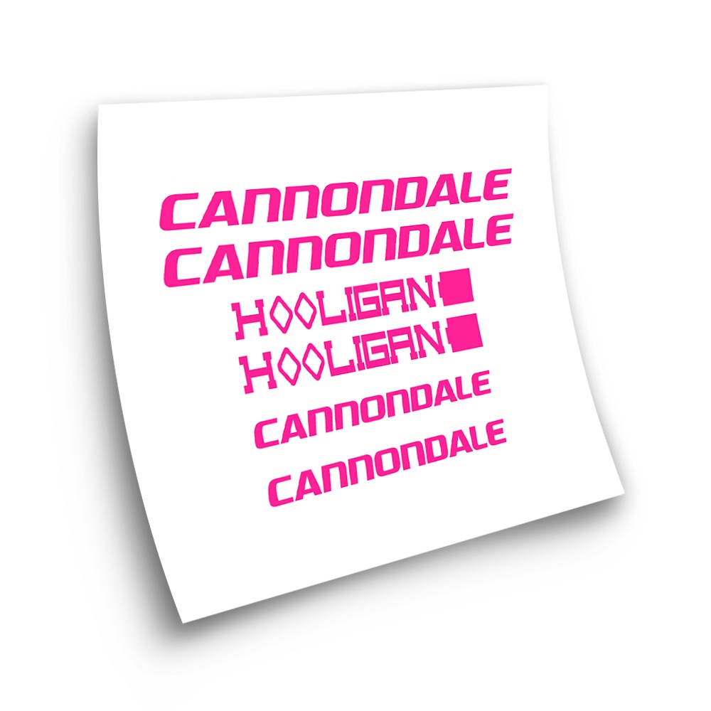 Framestickers Fietsframe Stickers Cannondale Hooligan - Star Sam