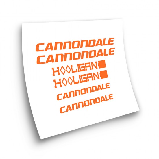Framestickers Fietsframe Stickers Cannondale Hooligan - Star Sam