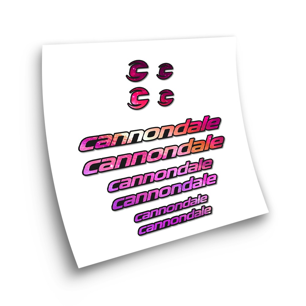 Stickers Pour Cadre de Velo Cannondale Galaxy - Star Sam