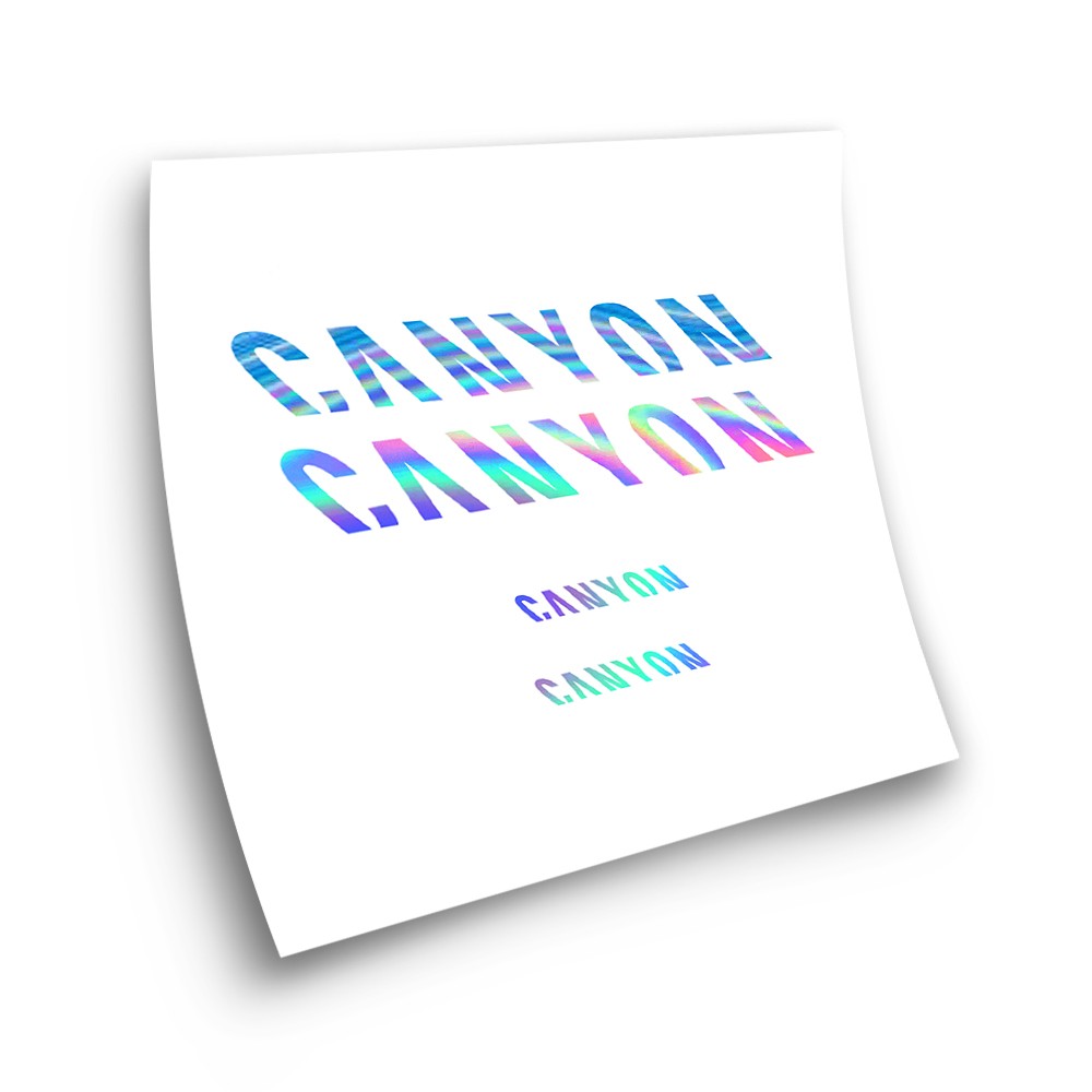 Fietsframe Stickers Canyon Model 4 - Star Sam