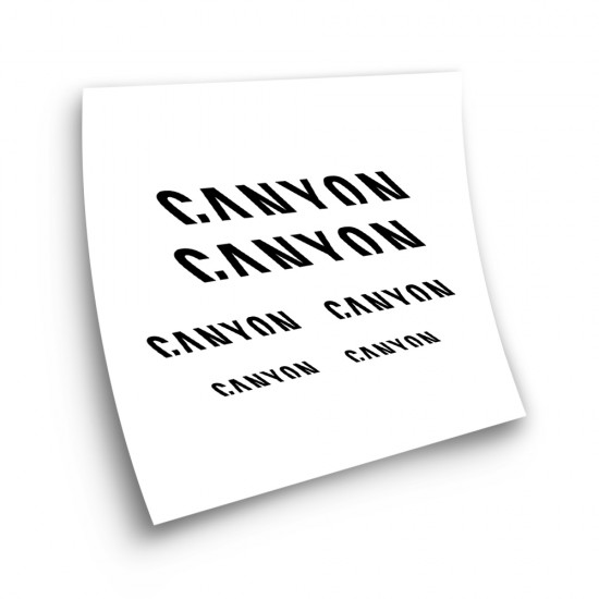 Fahrradrahmen-Aufkleber Canyon Modell 5 - Star Sam