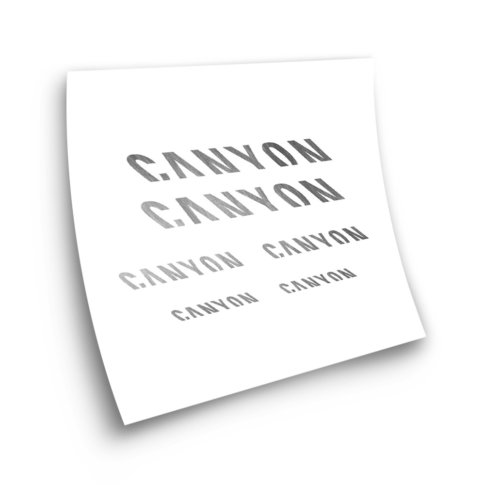 Fahrradrahmen-Aufkleber Canyon Modell 5 - Star Sam