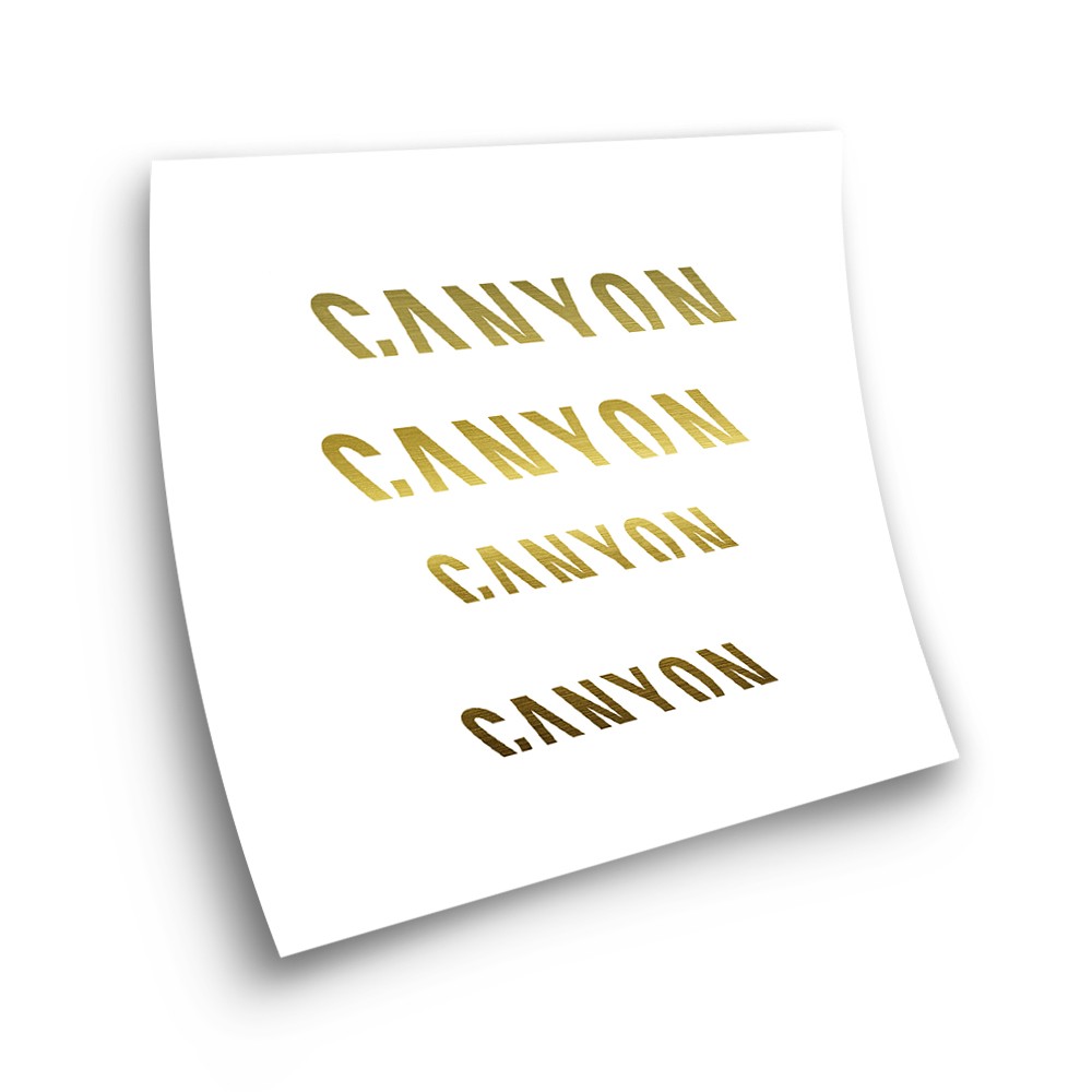 Fahrradrahmen-Aufkleber Canyon Modell 2 - Star Sam