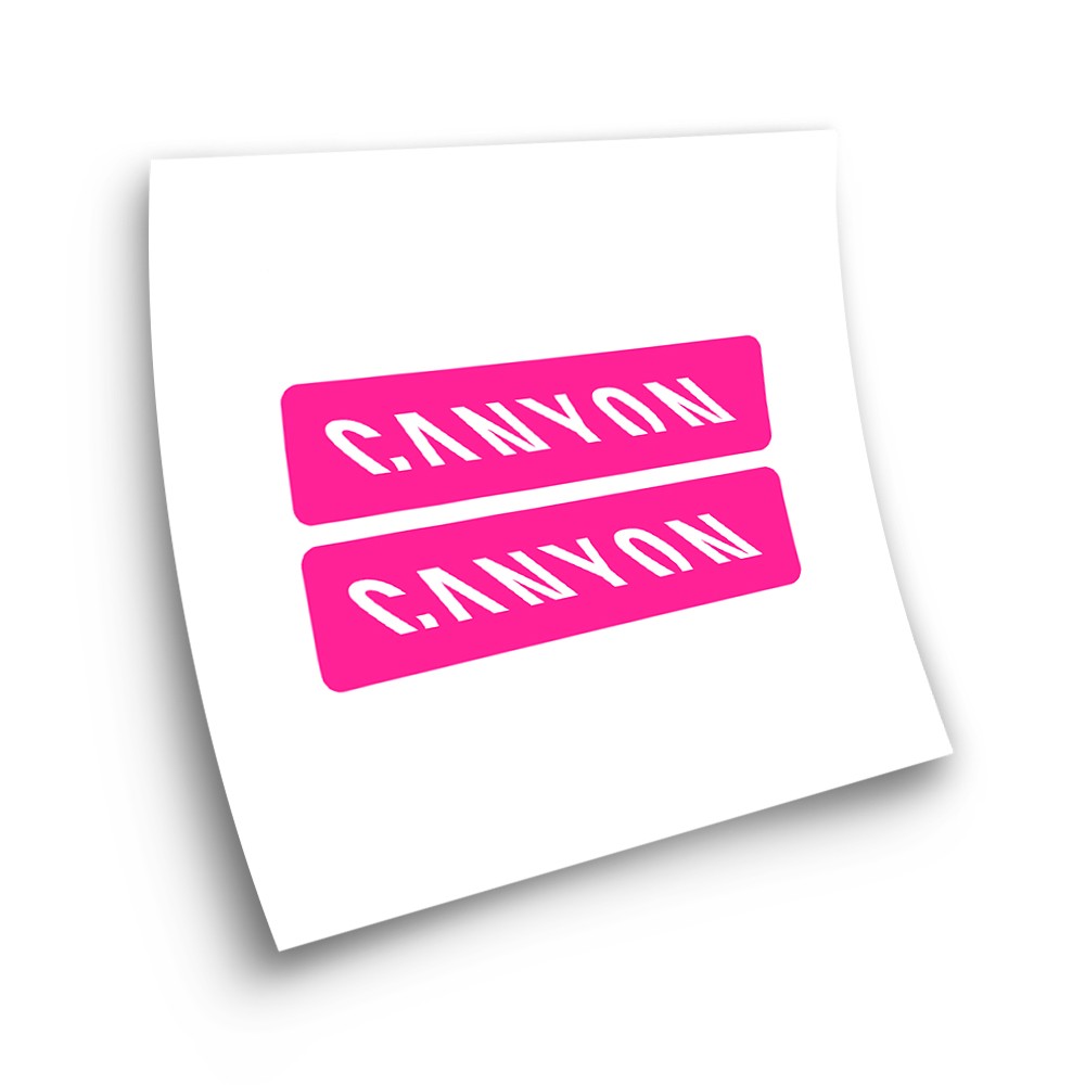 Fahrradrahmen-Aufkleber Canyon Model 3 - Star Sam