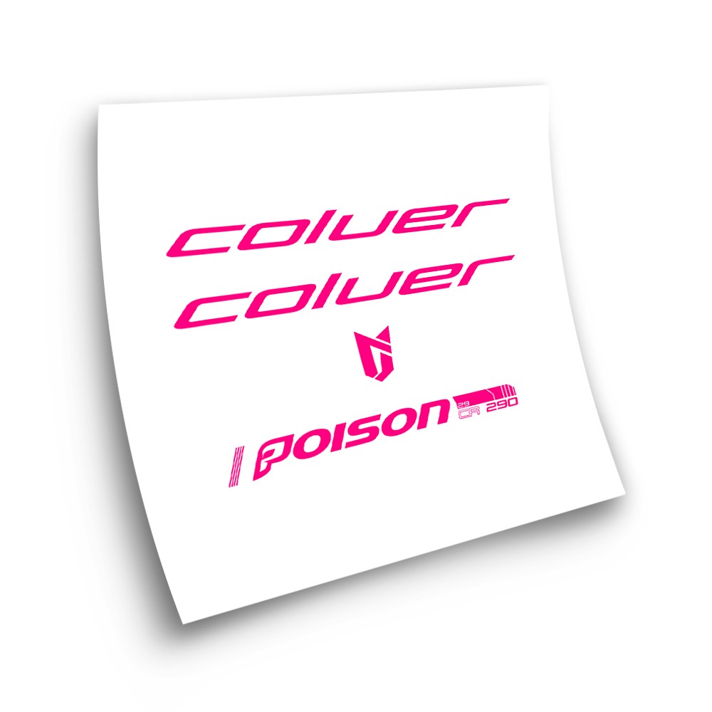 Fietsframe Stickers Coluer Poison CR290 - Star Sam