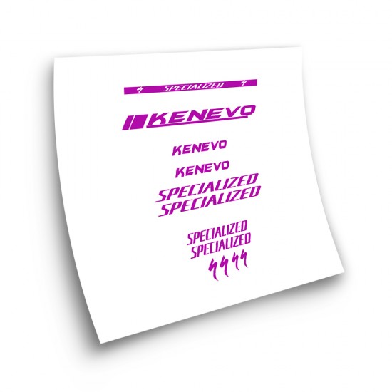 Fietsframe Stickers Specialized Kenevo Model 1 - Ster Sam