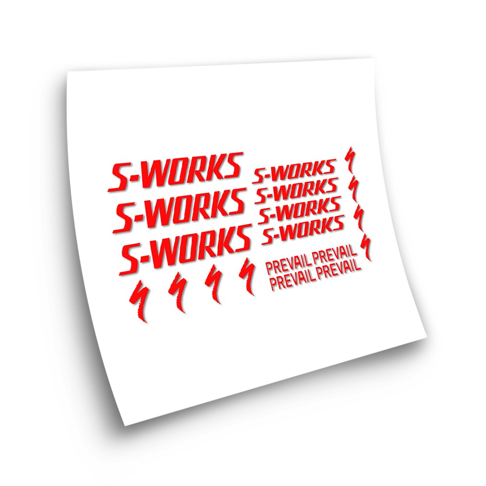 Fietsframe Stickers Specialized Prevail S-works - Star Sam