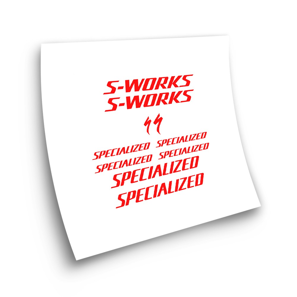 Fietsframe Stickers Specialized S-works Model 1 - Star Sam