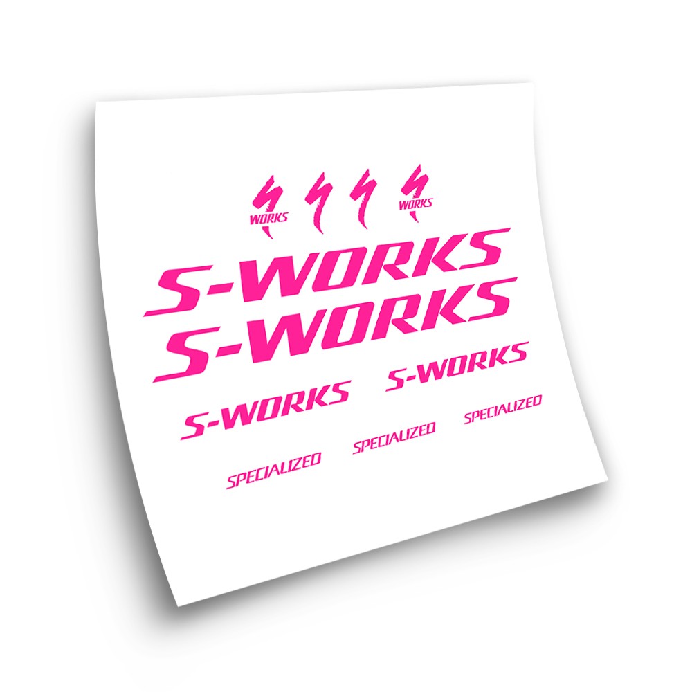 Fietsframe Stickers Specialized S-works Model 5 - Star Sam