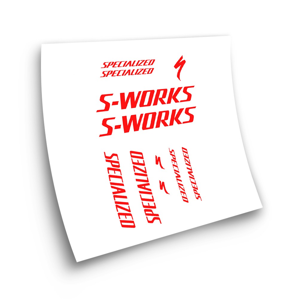 Fietsframe Stickers Specialized S-works Model 7 - Star Sam