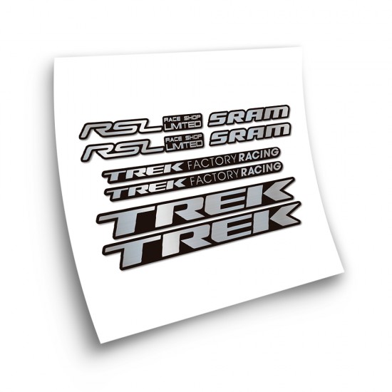 Fietsframe Stickers Trek Factory Racing RSL Sram - Ster Sam