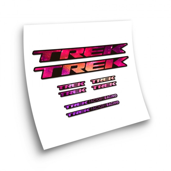 Trek Factory Racing Galaxy Frame Bike Sticker - Star Sam