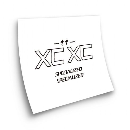 Fietsframe Stickers Specialized Model Xc - Star Sam