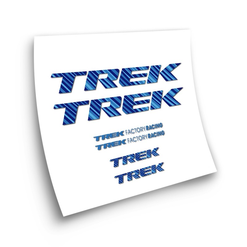 Stickers Pour Cadre de Velo Trek Lignes Blue - Star Sam