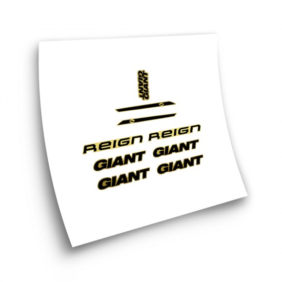 Fietsframe Stickers Giant Reign Model 1 - Star Sam