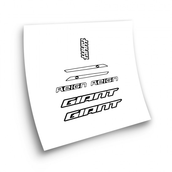 Fietsframe Stickers Giant Reign Model 3 - Star Sam