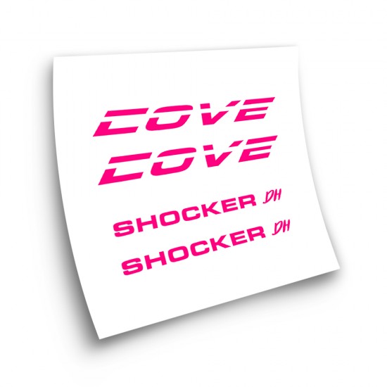 Fietsframe Stickers Cove Shocker DH Model 2 - Star Sam