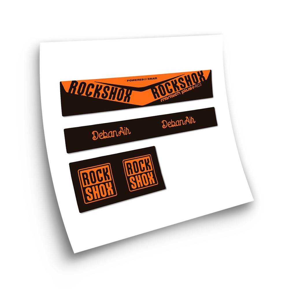 Schokdemper Stickers Rock Shox Monarch RC3 - Star Sam