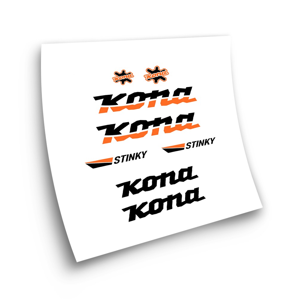 Fietsframe Stickers Kona Stinky - Star Sam