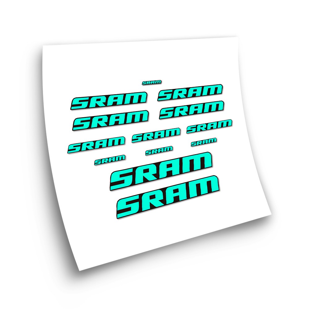 Fietsframe Stickers Sram Model 2 - Star Sam