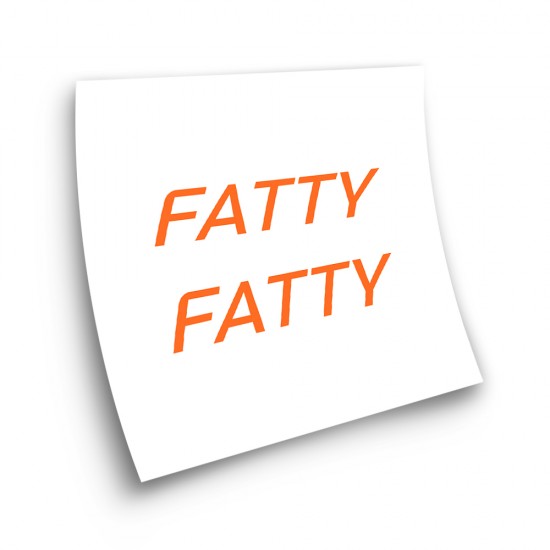 Fatty Fietsframe Stickers Gestanst - Ster Sam