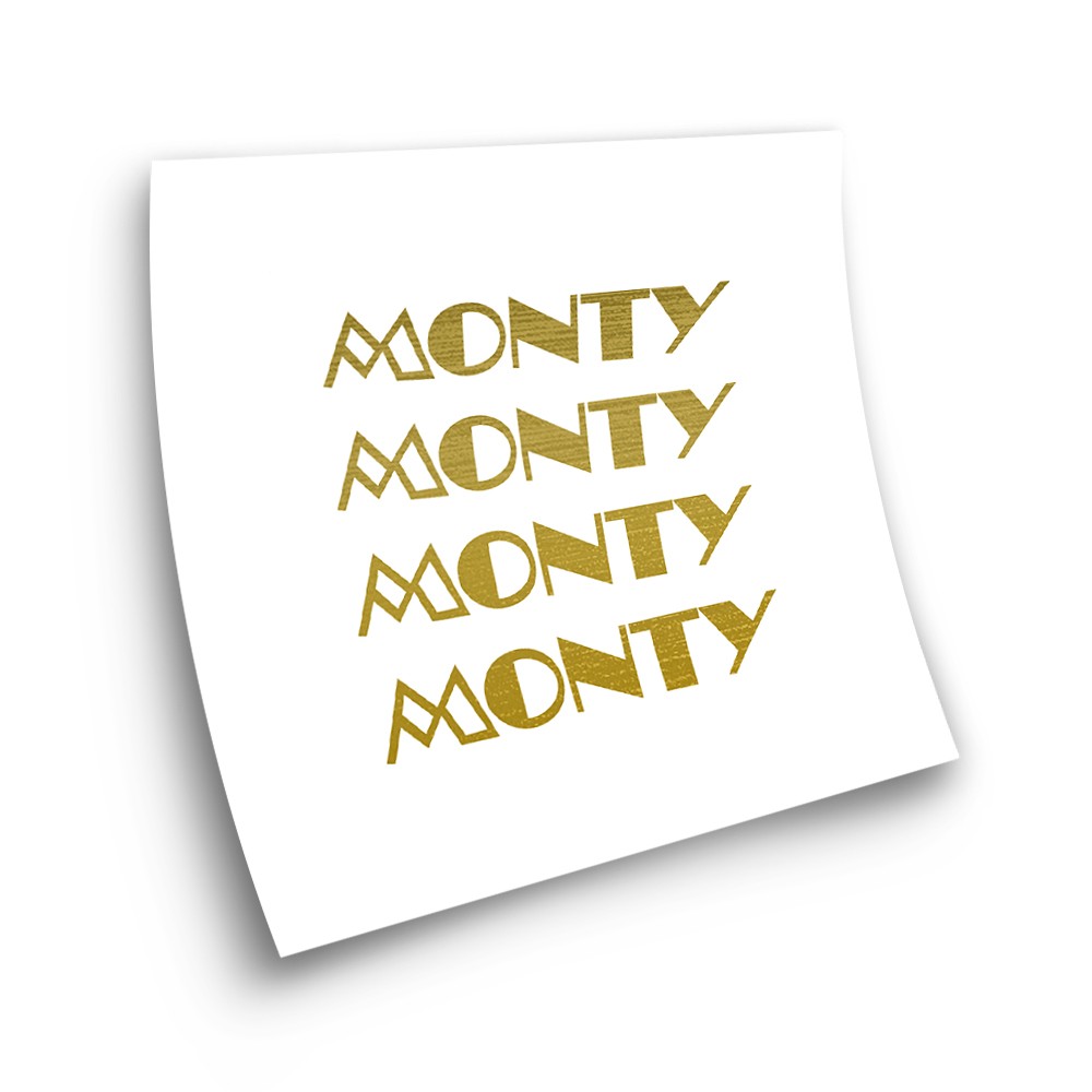 Fietsframe Stickers Monty Die Cut - Star Sam