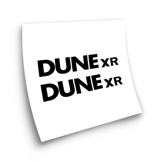 Dune XR gestanste fietsframe stickers - Star Sam