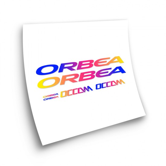 Fietsframe Stickers Orbea Occam kleurverloop - Star Sam
